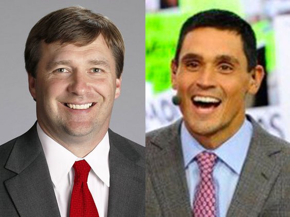 Kirby Smart and David Pollack