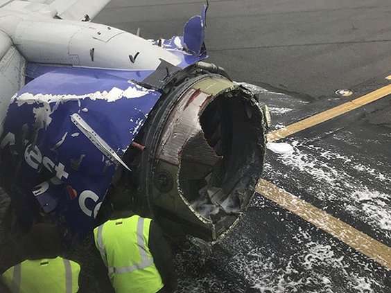 1 dead after jet blows an engine