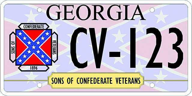 Georgia Confederate tag
