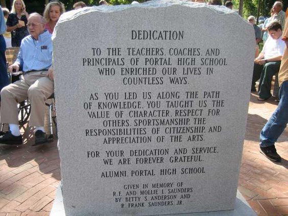 Portal dedication