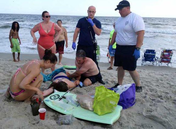 W North Carolina Shark  Heal