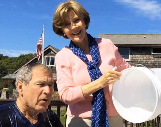 Bush Ice Bucket Chall Heal