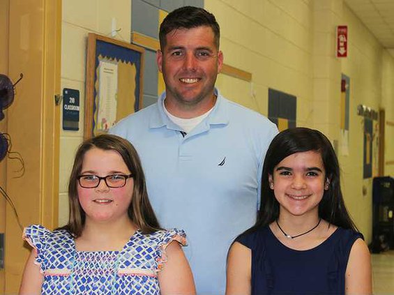 Iwo Jima students teacher