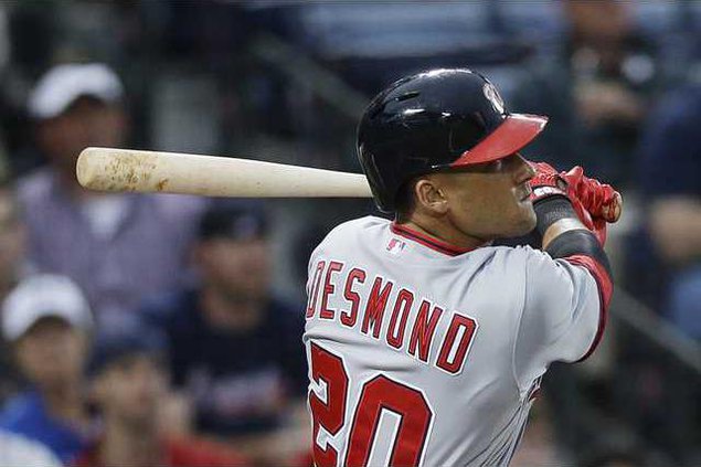 Nationals Braves Base Heal