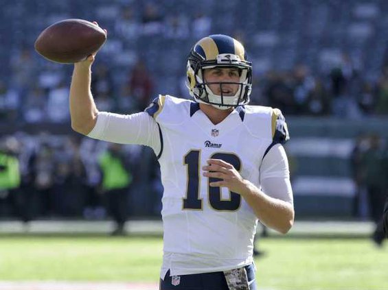 Rams Goff Starts Foot Heal WEB