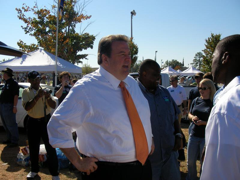Gubernatorial candidate Mark Taylor at GSU Statesboro Herald