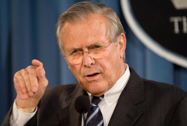 RUMSFELD RESIGNS