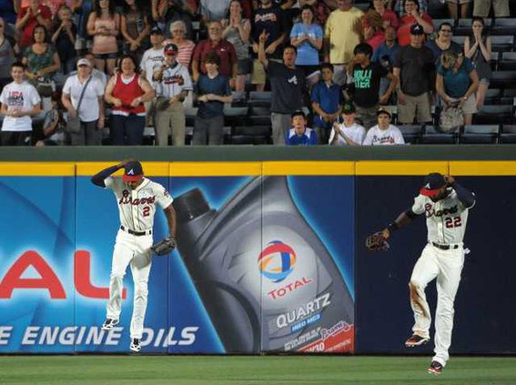 Giants Braves Basebal Werm