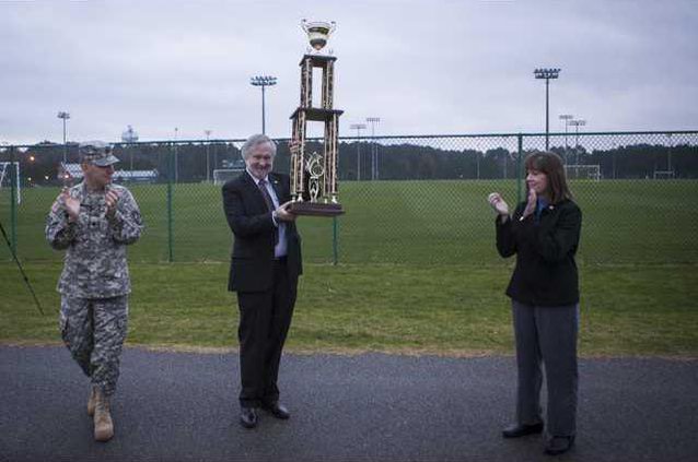 Ranger Challenge trophy presentation