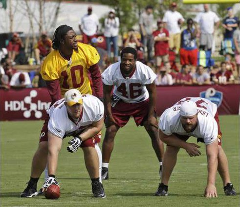 Redskins Camp Footbal Heal
