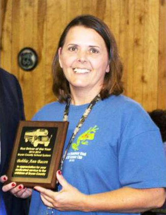 Bus Driver of the Year 2013-14 North Bryan - Bobbie Ann Bacon