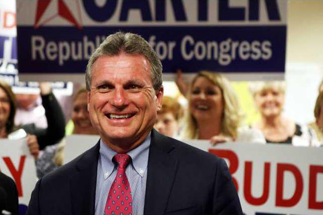 Carter victory party