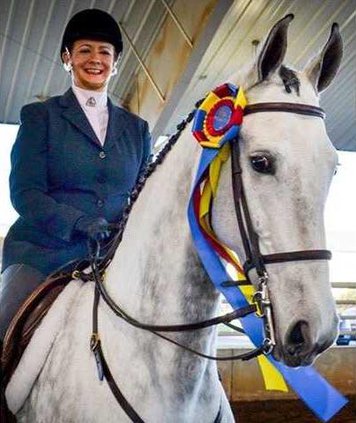 Ann riding Daisy at the Perry Classic. Photo provided.