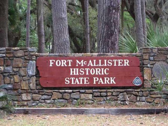 Fort McAllister sign