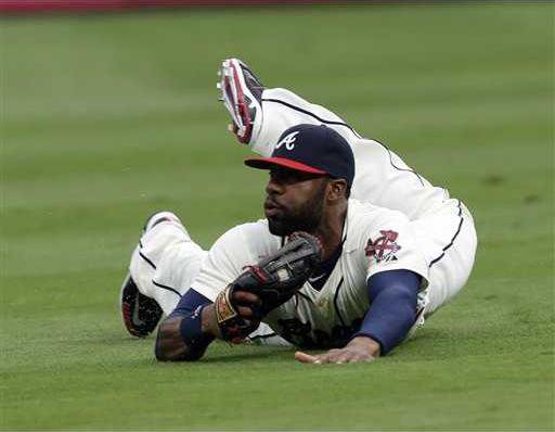 Marlins Braves baseba Heal WEB