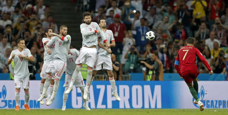 Cristiano Ronaldo makes his mark