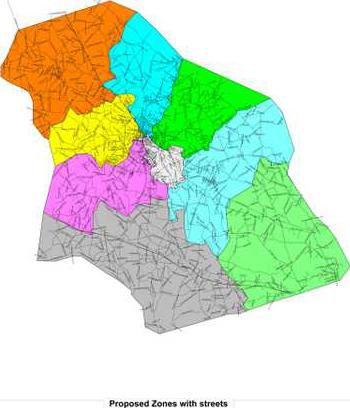 Proposed zones
