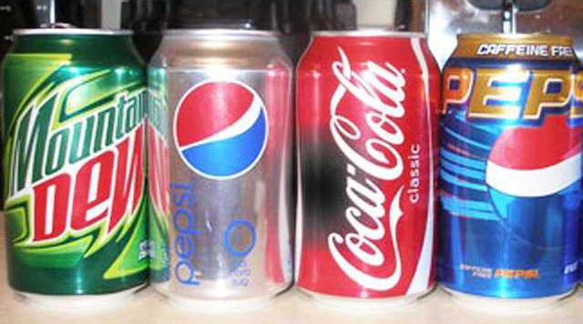 Soda cans