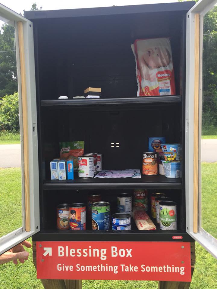 Richmond Hill church installs blessing box to help those in need
