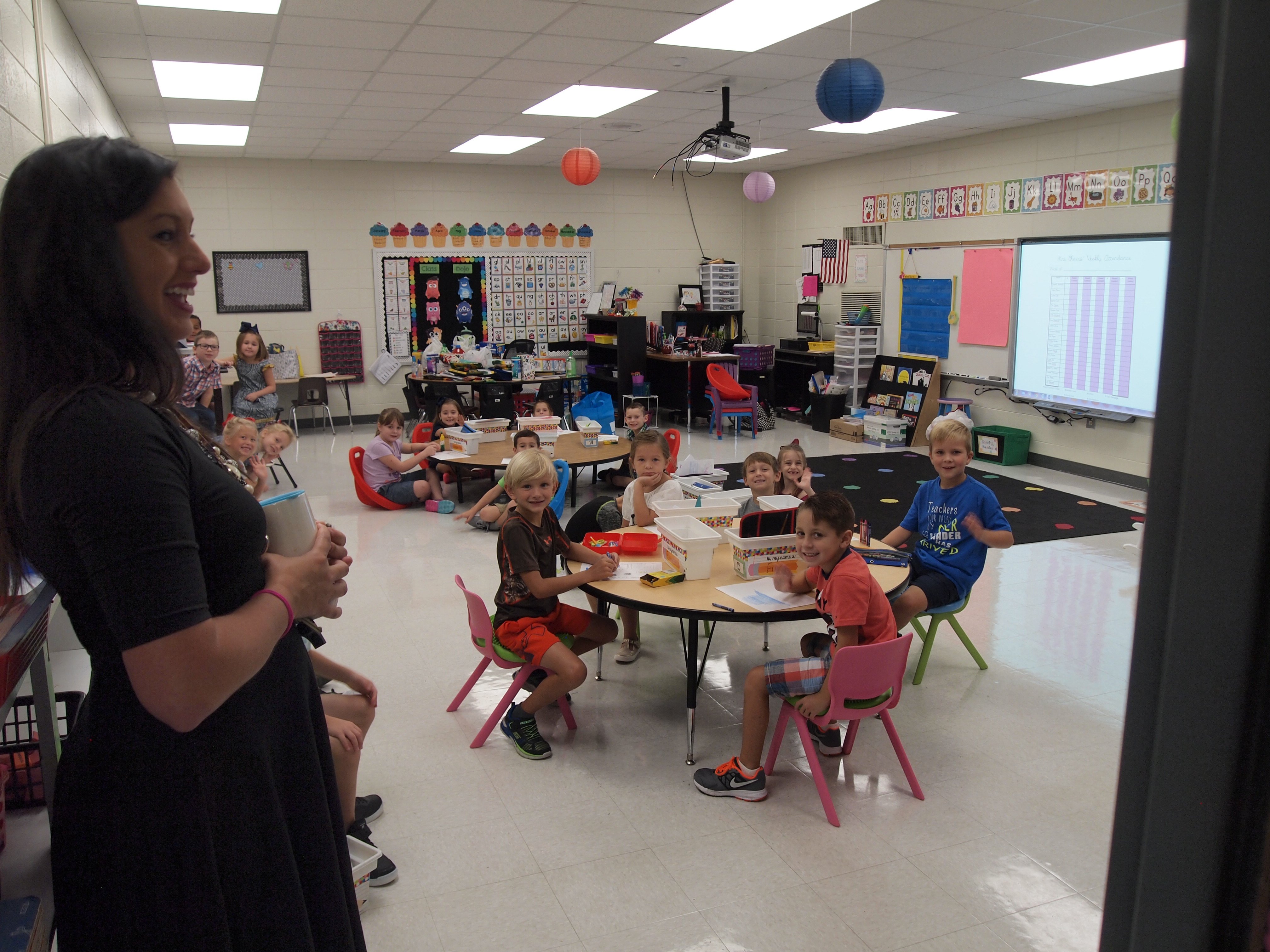 First day of school 2018 Lanier Primary School