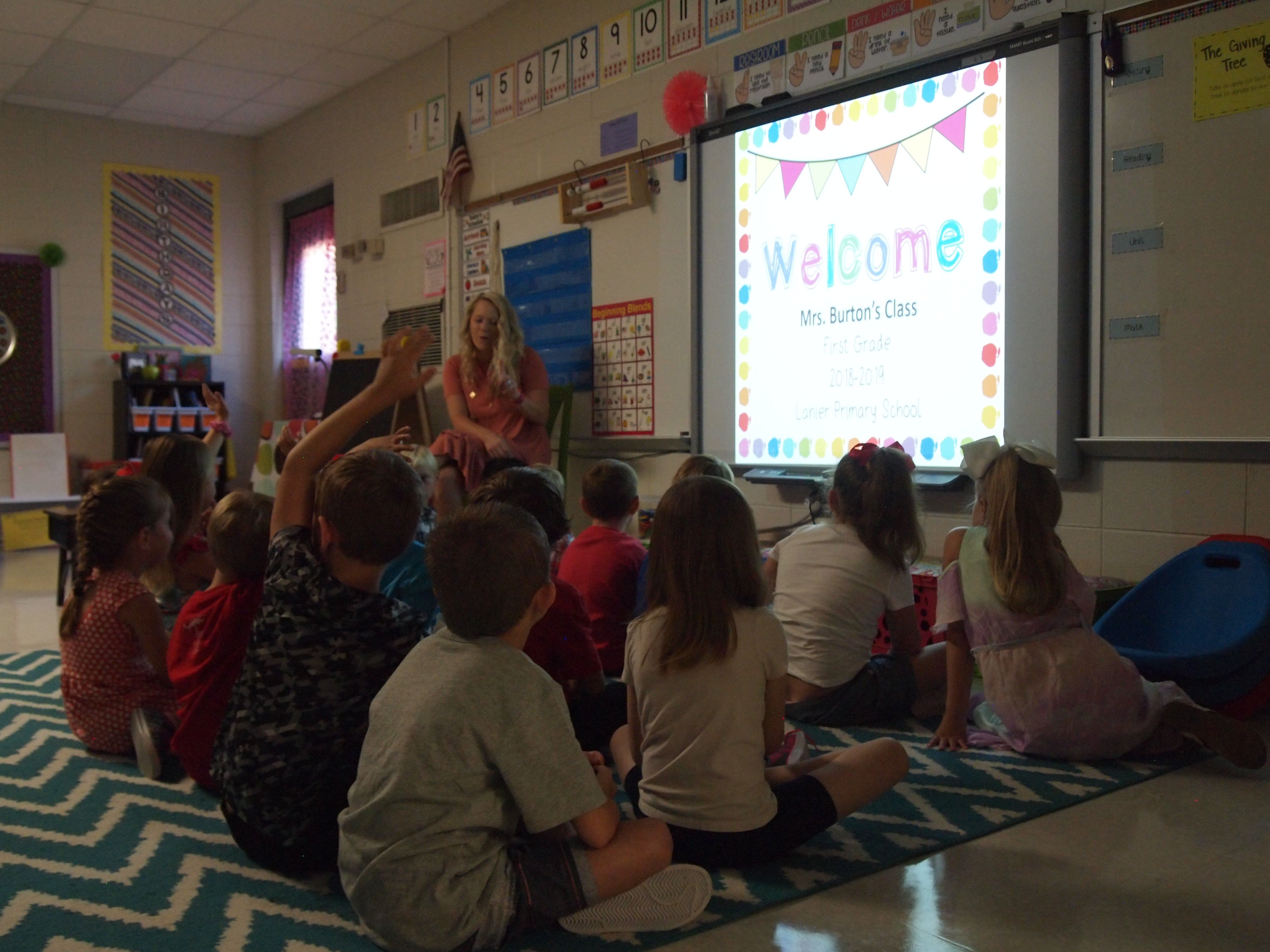 First day of school 2018 Lanier Primary School