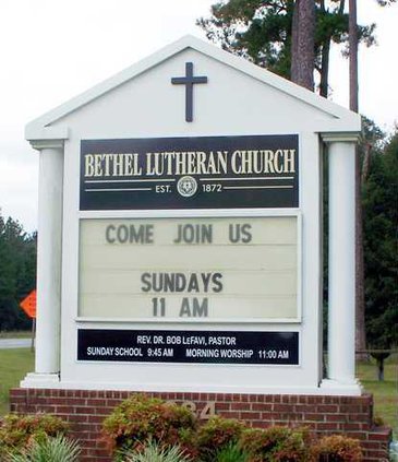 Bethel Church Sign