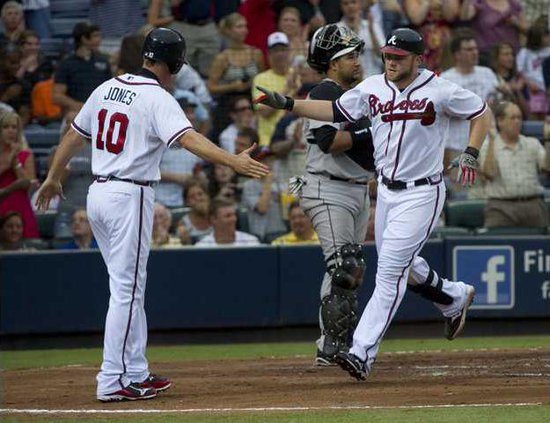 Blue Jays Braves Base Heal