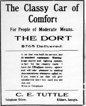 9-13-1917 Dort Car Ad