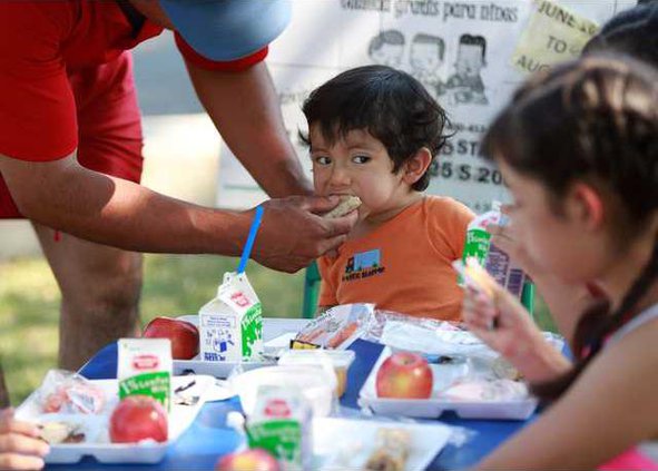 Kids Eating