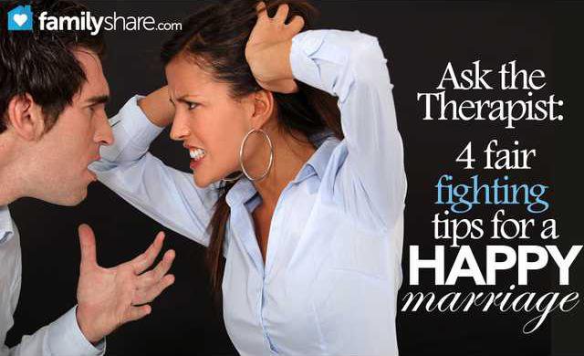 Fighting tips. happy marriage