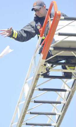 Firefighter Ladder Leg Lock