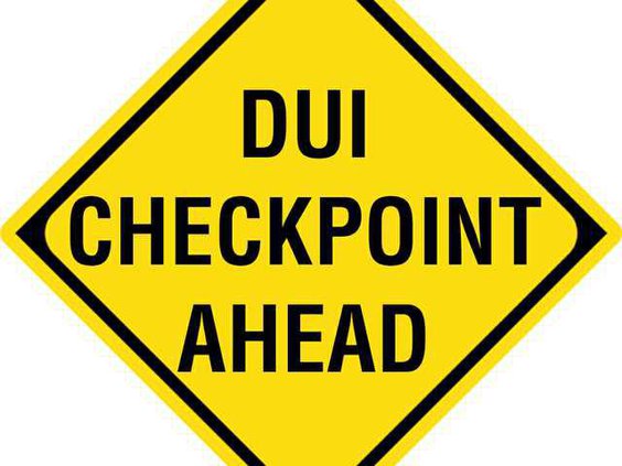 w DUI checkpoint