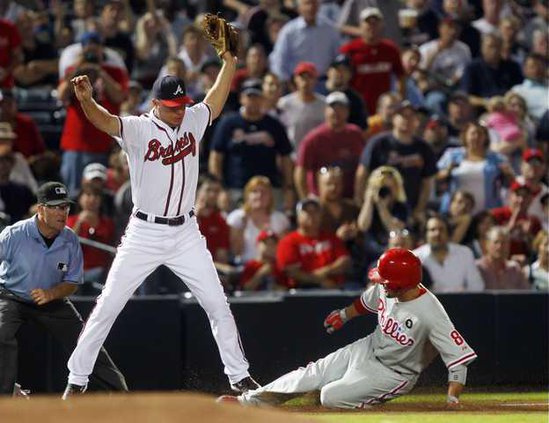 Phillies Braves Baseb Heal