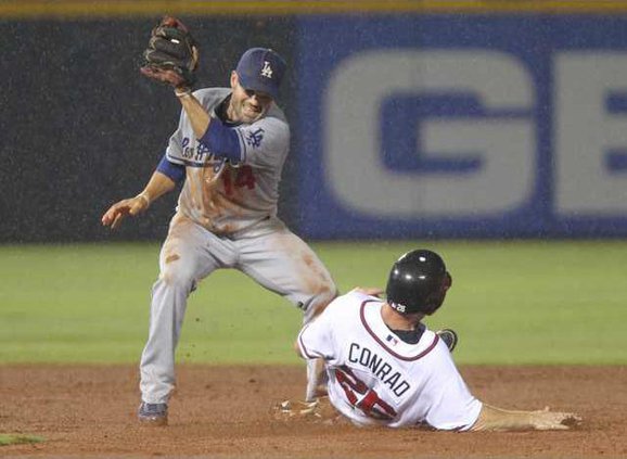 Dodgers Braves Baseba Heal