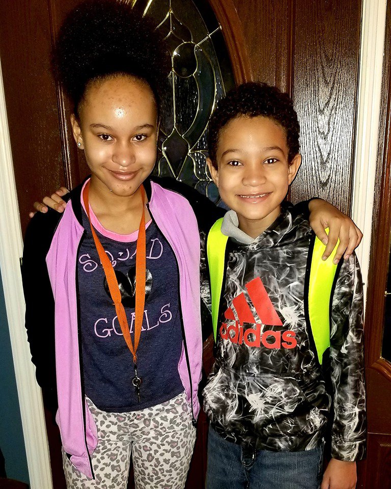 Sean and Chante Myrick , 5th and 7th grade, GWCES and RHMS