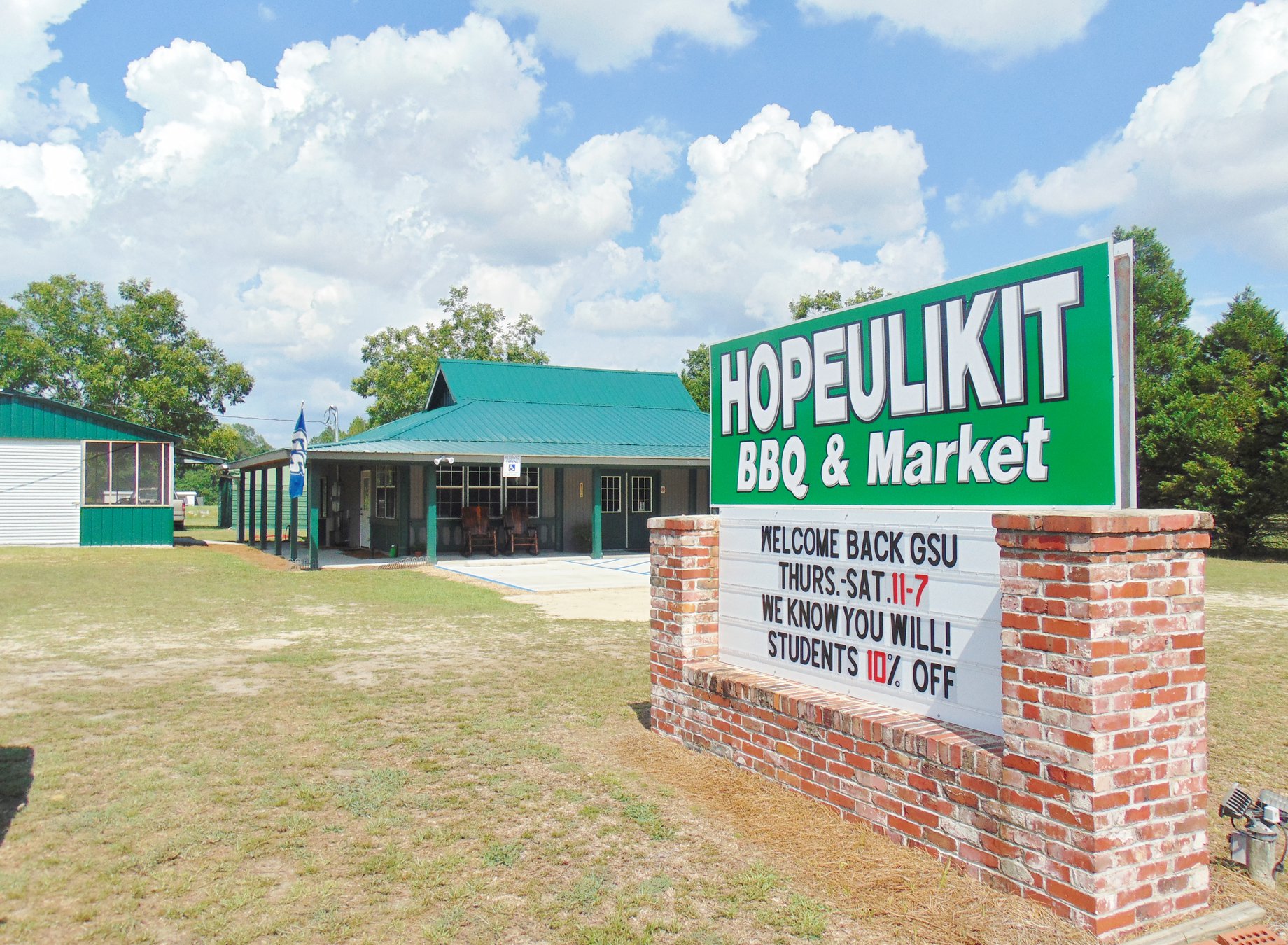 Hopeulikit peach stand reborn as barbecue joint Statesboro Herald