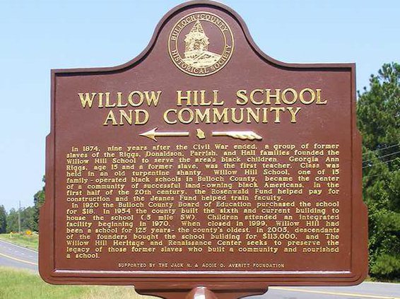 Web Willow Hill Marker