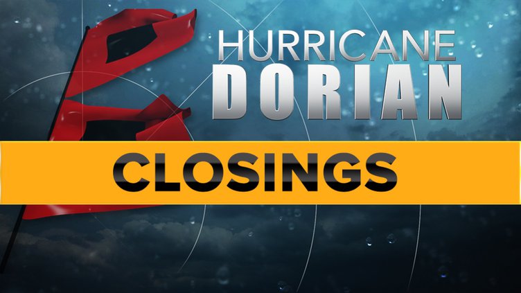 Dorian closings graphic