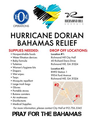 supply drive for bahamas