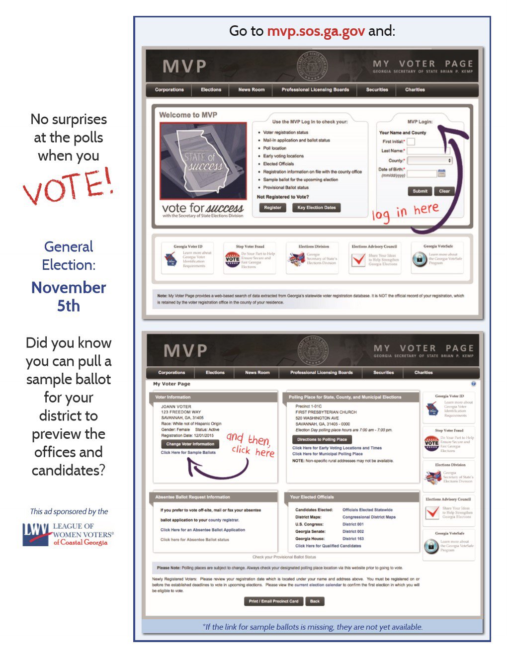 Sample Scan Ballot Sample ballots available at website - Bryan County News