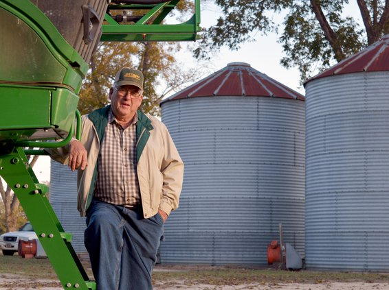 Lehman Brannen, photographed at his farm near Register Friday, was named the 2019 Farmer of the Year during the Bulloch County Farm City Week Luncheon earlier in the day.