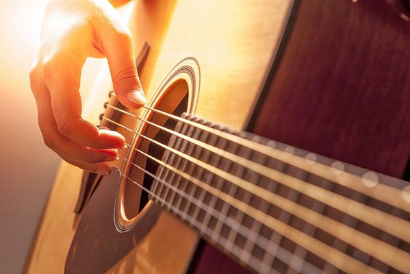 cloae up guitar
