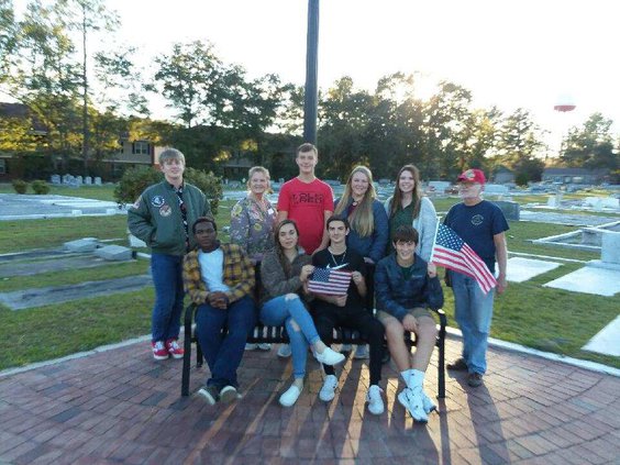 4H kids veterans day