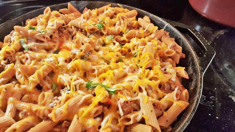 ground beef pasta back
