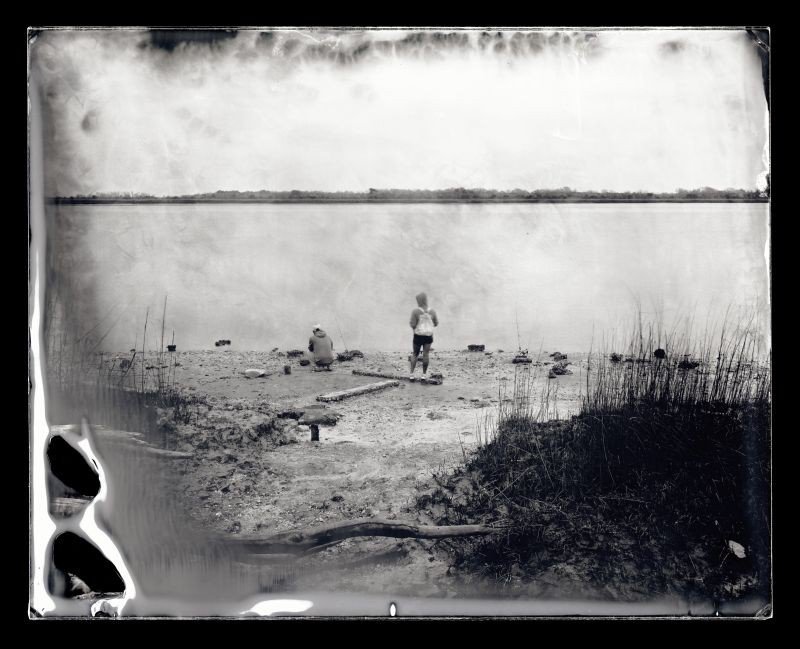 Fishing at McQueen’s Island, Savannah, Georgia, 2014 by Michael Kolster.