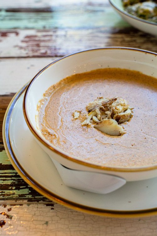 She crab soup.