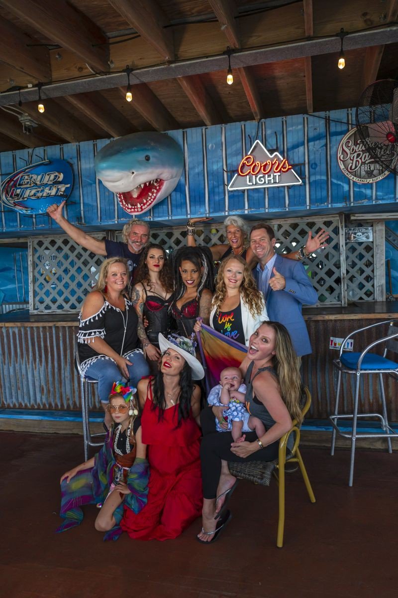 Tybee Mayor Jason Buelterman, Angie Celeste, Renee LaSalle, Ashley Borders, Mary Contrary, Maria Pahno Burns and friends are all part of the effort