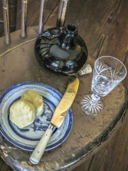 No time or energy for formal meals during the Yellow Fever.