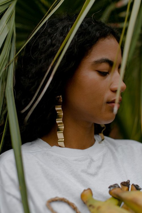 The Rizo earring. Photo by Melody Joy Co.