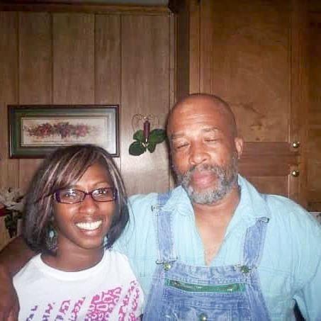 Williams with her father, also a creative.